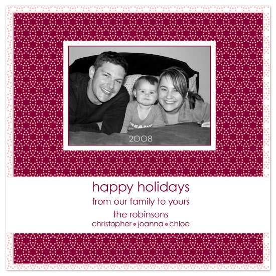 holiday photo cards - Gone Dotty by Chamelle Designs