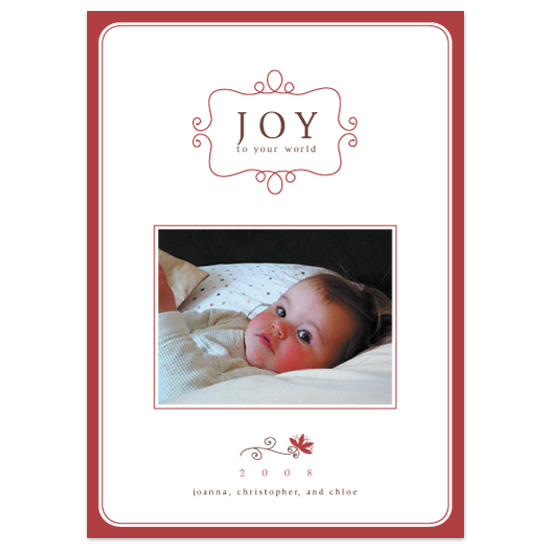 simple charm Holiday Photo Cards by guess what?