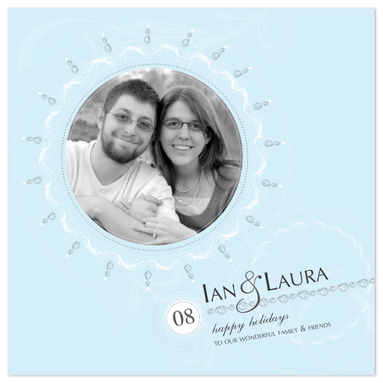 Icy Bliss Holiday Photo Cards by Andrea Snaza