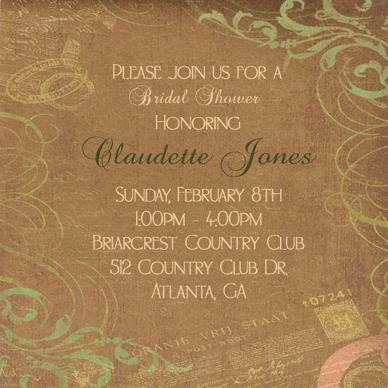 bridal shower invitations - Magical Love by JMHickerson Designs