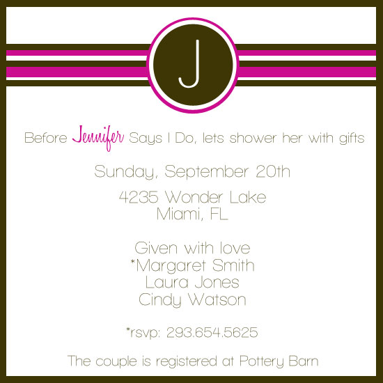 bridal shower invitations - Cute Love by JMHickerson Designs