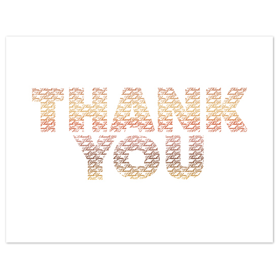 thank you cards - Simple by Chamelle Designs