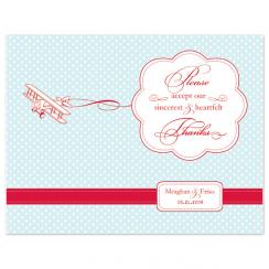 Come fly with me Thank You Cards