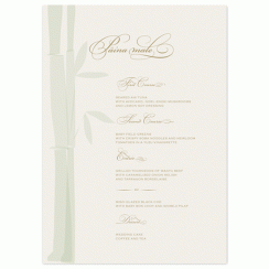 paina male Menu Cards