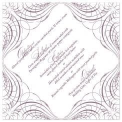 Calligraphic Menu Cards