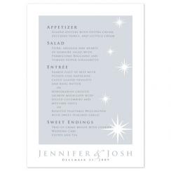 Sparkle Menu Cards