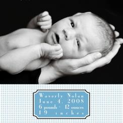 Dots and Dashes Birth Announcements