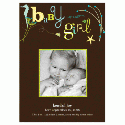 Little Fishy Birth Announcements