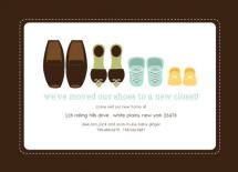 Shoes in a new Closet by Emily McCarthy