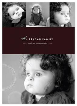 winter chic Holiday Photo Cards