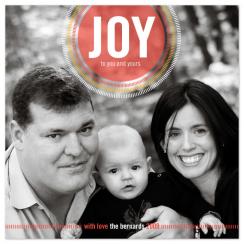 radiant joy Holiday Photo Cards
