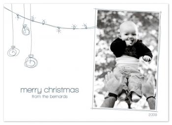 whimsical ornaments Holiday Photo Cards