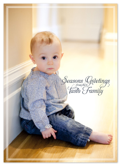 holiday photo cards - Seasons Greetings by Dizzy Wizzy Design