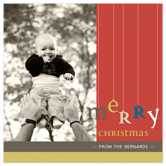 holiday photo cards - A Very Merry Christmas by Dizzy Wizzy Design