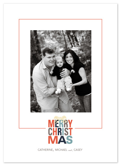 holiday photo cards - Xmas Wrapped Up by Dizzy Wizzy Design