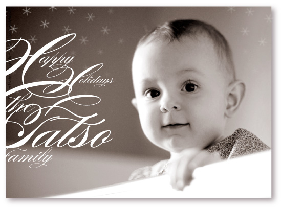 holiday photo cards - Snowflake Music by koshi