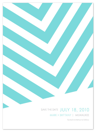 save the date cards - Fracas by Paper Plains
