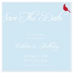 Blue Winter Red Cardina... by Pretty {much} Art