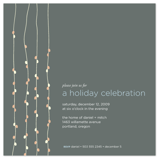 Light Bright Party Invitations