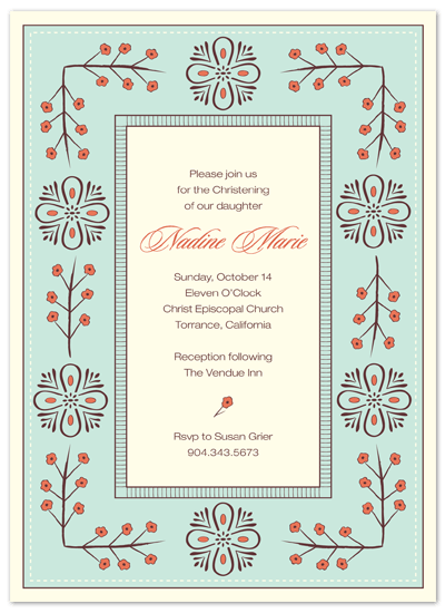 floralia Invitations by Carrie Eckert
