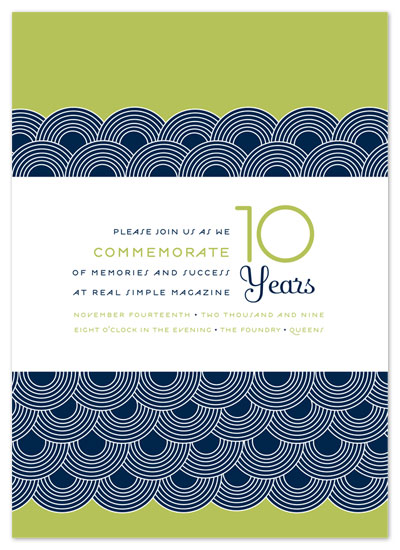 party invitations - Real Simple Swags by Cheer Up Cherup