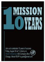 One Mission Ten Years by Christy Vance