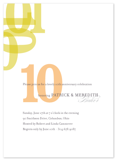 party invitations - forever by Oscar & Emma