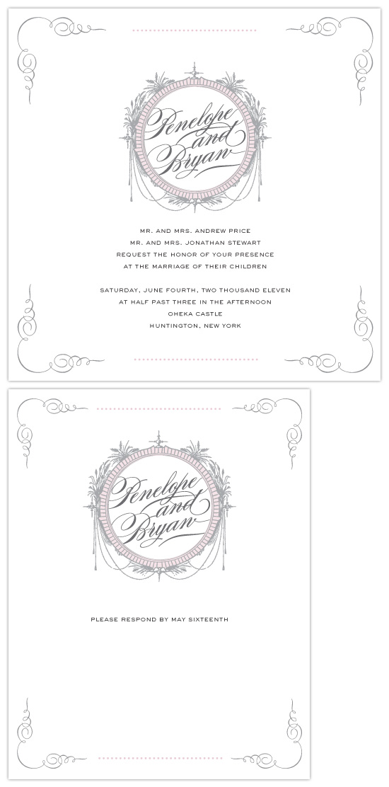 wedding invitations - Chateau by Maddy Hague