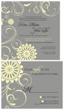 Yellow & Gray Flowers by Lauren Campbell