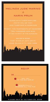 big apple wedding Wedding Invitations