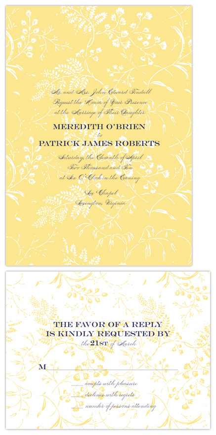 wedding invitations - Augusta by beth perry DESIGN