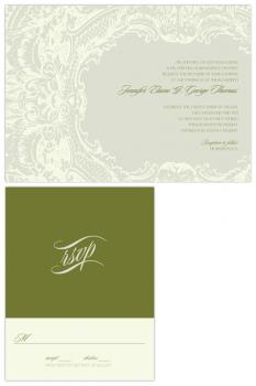 belgium veil Wedding Invitations