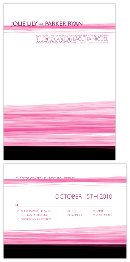 wedding invitations - Pretty in... by Kellie Medivitz