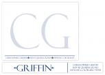 Monogram Personal Stationery by Chic Design