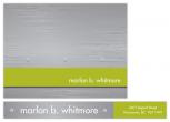 Brushed Steel Personal Stationery by Betta