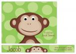 Monkey Face Personal Stationery by Chic Design