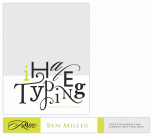 i HatE Typing Personal Stationery by . design lotus .
