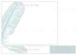 Feather Personal Stationery by Angela Vivona