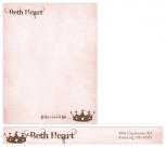 If The Crown Fits Personal Stationery by Brandi Gray