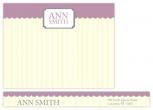 Sweet Stripes Personal Stationery by Oneleven Creative