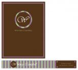 Monogram Color Plate Personal Stationery by Vickie C.