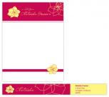 Playful Magnolias Personal Stationery by The Lettered Set