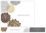 Woodgrain Floral Personal Stationery by Inkling Paper