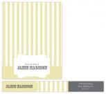 Simple Stripes Personal Stationery by Inkling Paper