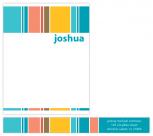 bold stripes Personal Stationery by Karen Glenn