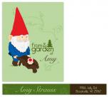 Garden Gnome Personal Stationery by Ashley Hay