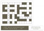 crossword puzzle Personal Stationery by Carrie Eckert