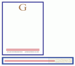 Yacht Club Personal Stationery by Paper Ink