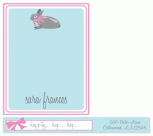 Little Bunny Hop Personal Stationery by Paper Ink