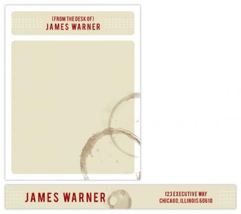 Overcaffeinated Executive Personal Stationery
